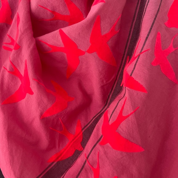 Leigh and Luca scarf, Pink Velvet Frock Freedom - Picture 4 of 4